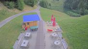 Archived webcam image showing Lake Seewaldsee (Fontanella) on 14 Jul 2026 at 06:07