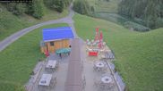 Archived webcam image showing Lake Seewaldsee (Fontanella) on 28 Aug 2026 at 07:35