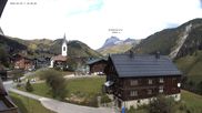 Archived webcam image showing Warth: village center on 23 Jul 2026 at 10:19