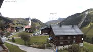 Archived webcam image showing Warth: village center on 23 Jul 2026 at 12:19