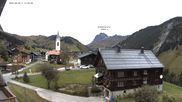Archived webcam image showing Warth: village center on 5 Sep 2026 at 14:22