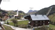 Archived webcam image showing Warth: village center on 5 Sep 2026 at 16:22