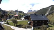 Archived webcam image showing Warth: village center on 7 Sep 2026 at 14:16