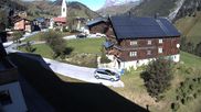 Archived webcam image showing Warth: village center on 12 Sep 2026 at 10:03