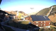 Archived webcam image showing Warth: village center on 27 Oct 2026 at 08:49