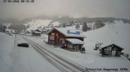 Archived webcam image showing base station ski resort Brunni-Haggenegg on 27 Mar 2026 at 08:58