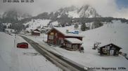 Archived webcam image showing base station ski resort Brunni-Haggenegg on 27 Mar 2026 at 10:58