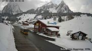 Archived webcam image showing base station ski resort Brunni-Haggenegg on 27 Mar 2026 at 14:58