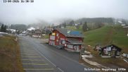 Archiviertes Webcam Bild: Talstation Skilifte Brunni-Haggenegg am 13.04.2026 um 16:46 Uhr