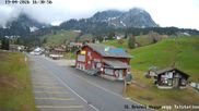 Archived webcam image showing base station ski resort Brunni-Haggenegg on 19 Apr 2026 at 16:17