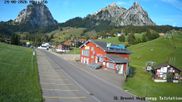 Archived webcam image showing base station ski resort Brunni-Haggenegg on 24 Aug 2026 at 08:00