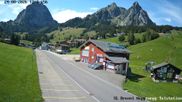 Archived webcam image showing base station ski resort Brunni-Haggenegg on 24 Aug 2026 at 12:00