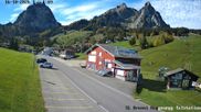 Archived webcam image showing base station ski resort Brunni-Haggenegg on 16 Oct 2026 at 12:46