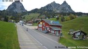 Archived webcam image showing base station ski resort Brunni-Haggenegg on 16 Oct 2026 at 18:46