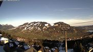 Archived webcam image showing mount Mostelberg, Sattel Hochstuckli on 5 Apr 2026 at 08:43