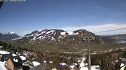 Archived webcam image showing mount Mostelberg, Sattel Hochstuckli on 5 Apr 2026 at 10:43