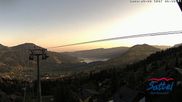 Archived webcam image showing mount Mostelberg, Sattel Hochstuckli on 28 May 2026 at 06:42