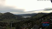 Archiviertes Webcam Bild: Sattel-Hochstuckli: Ausblick Mostelberg am 04.06.2026 um 07:18 Uhr