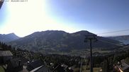 Archived webcam image showing mount Mostelberg, Sattel Hochstuckli on 4 Jul 2026 at 18:25