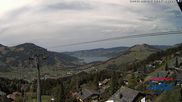 Archived webcam image showing mount Mostelberg, Sattel Hochstuckli on 24 Aug 2026 at 14:59