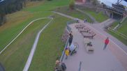 Archived webcam image showing mountain restaurant Engelstock on 9 Oct 2026 at 14:50