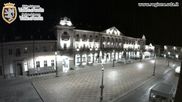 Archived webcam image showing Aosta, Piazza Chanoux on Feb 26, 2026 at 2:45 AM