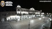 Archived webcam image showing Aosta, Piazza Chanoux on Feb 26, 2026 at 4:45 AM
