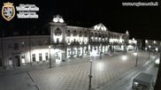 Archived webcam image showing Aosta, Piazza Chanoux on 10 Jun 2026 at 02:19