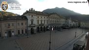 Archiviertes Webcam Bild: Piazza Chanoux, Aosta am 10.06.2026 um 07:17 Uhr