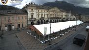 Archived webcam image showing Aosta, Piazza Chanoux on 26 Jul 2026 at 07:30