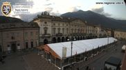 Archiviertes Webcam Bild: Piazza Chanoux, Aosta am 26.07.2026 um 20:56 Uhr