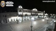 Archived webcam image showing Aosta, Piazza Chanoux on 9 Oct 2026 at 02:39