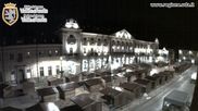 Archived webcam image showing Aosta, Piazza Chanoux on 25 Oct 2026 at 02:06