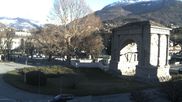 Archiviertes Webcam Bild: Augustusbogen, Aosta am 26 Feb 2026 um 08:32 Uhr