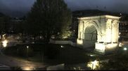 Archived webcam image showing Arco d'Augusto, Aosta on 13 Apr 2026 at 06:20