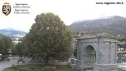 Archiviertes Webcam Bild: Augustusbogen, Aosta am 10.06.2026 um 06:38 Uhr
