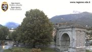 Archived webcam image showing Arco d'Augusto, Aosta on 26 Jul 2026 at 06:31