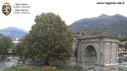 Archived webcam image showing Arco d'Augusto, Aosta on 26 Jul 2026 at 07:31