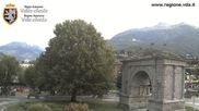 Archived webcam image showing Arco d'Augusto, Aosta on 26 Jul 2026 at 08:31