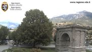 Archived webcam image showing Arco d'Augusto, Aosta on 26 Jul 2026 at 12:31