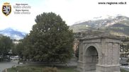 Archived webcam image showing Arco d'Augusto, Aosta on 26 Jul 2026 at 14:31