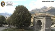 Archived webcam image showing Arco d'Augusto, Aosta on 26 Jul 2026 at 16:31