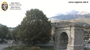 Archived webcam image showing Arco d'Augusto, Aosta on 26 Jul 2026 at 18:31