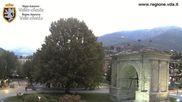 Archived webcam image showing Arco d'Augusto, Aosta on 24 Aug 2026 at 06:20