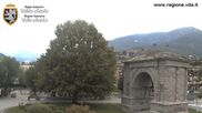 Archived webcam image showing Arco d'Augusto, Aosta on 24 Aug 2026 at 07:20