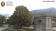 Archived webcam image showing Arco d'Augusto, Aosta on 24 Aug 2026 at 08:20