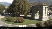Archived webcam image showing Arco d'Augusto, Aosta on 24 Aug 2026 at 10:20