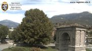 Archived webcam image showing Arco d'Augusto, Aosta on 24 Aug 2026 at 12:20