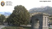 Archived webcam image showing Arco d'Augusto, Aosta on 10 Sep 2026 at 10:42