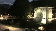 Archived webcam image showing Arco d'Augusto, Aosta on 25 Oct 2026 at 06:51